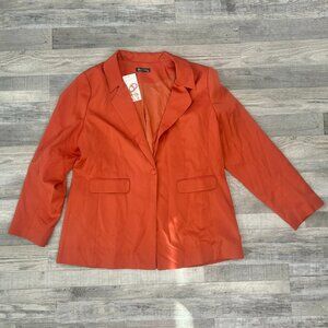Pretty Garden NWT Orange Blazer B32